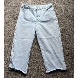 Gloria‎ Vanderbilt Amanda Women's Light Blue Jean Capris size 8P